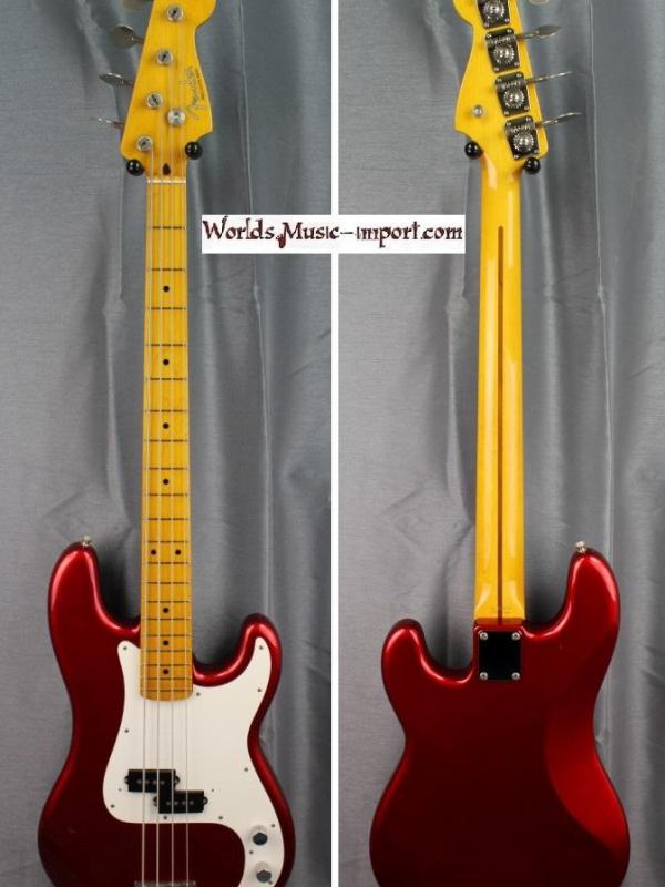 V E N D U E... FENDER Precision Bass PB-57' 2000 - CAR Candy Apple Red - RARE japan import *OCCASION*