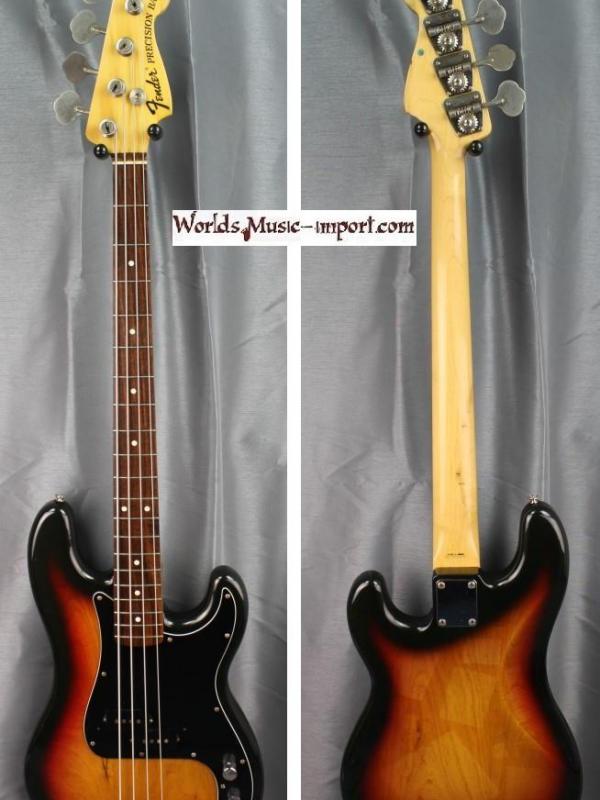 V E N D U E... FENDER Precision Bass PB-70' 1987 - Sunburst - ASH Nitro japan import *OCCASION*