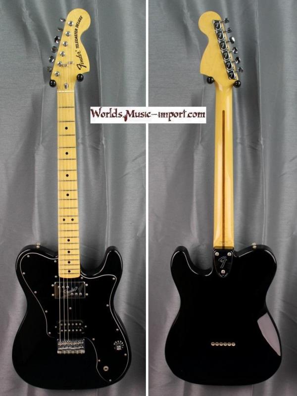 FENDER Telecaster Deluxe TD-41 signature Deryck Whibley SUM41 2004 - Black - japan import *OCCASION*