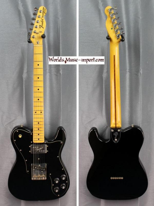 FENDER telecaster Custom TC-72' 1987 - black - Japan Import *OCCASION*