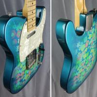 Fender telecaster tl 52 blue flower 2006 japan 16 