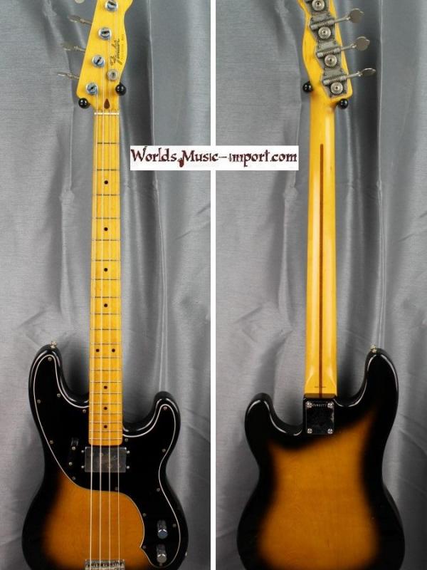 FENDER Telecaster Bass TNB-72 ASH Sunburst 'JV' 1983 RARE japan import *OCCASION*