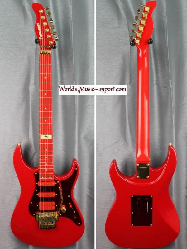 V E N D U E... FERNANDES Signature LA-85KK Red Ken Kitamura ' L'arc en ciel ' 2000s Red Japan import *OCCASION*