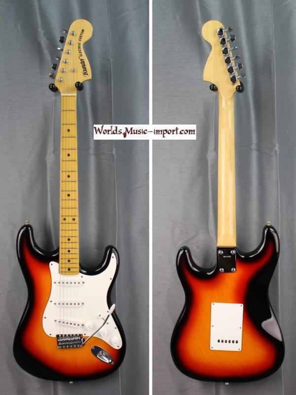 V E N D U E... FOUNDER Stratocaster Custom ST'71 1973 - Sunburst - japan import *OCCASION*