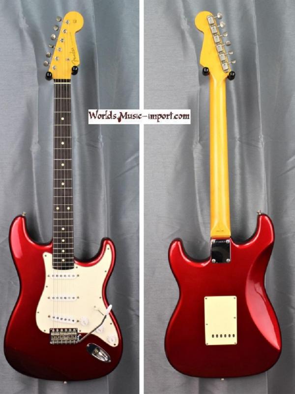 V E N D U E... FENDER Stratocaster ST'62 22F 'Limited' 1990 - CAR Candy Apple Red - Rare Japon import *OCCASION*