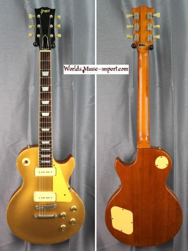 V E N D U E... GRECO Les Paul EG-500GS P-90 1979 - Goldtop - RARE japan import *OCCASION*