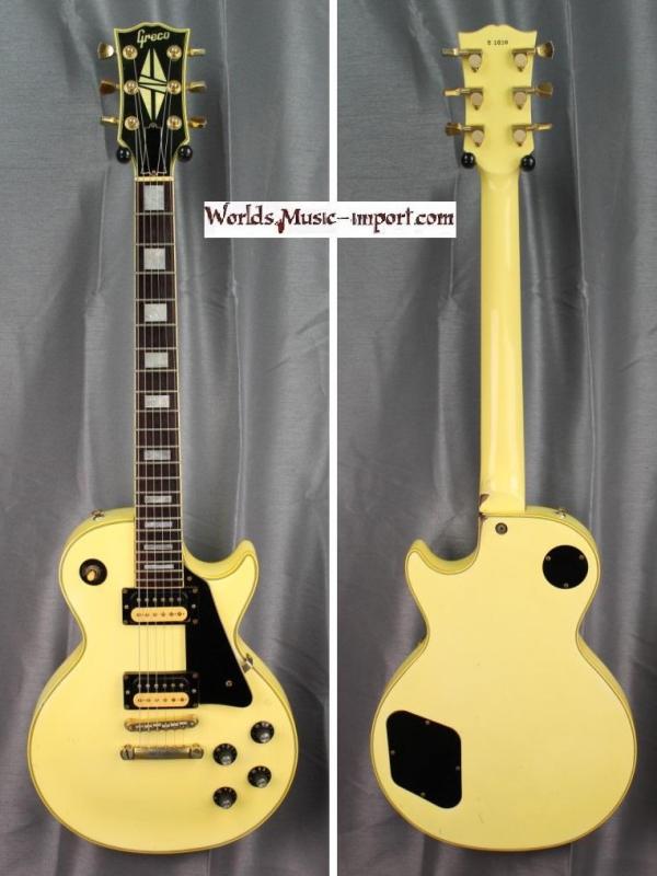 V E N D U E... GRECO Les Paul Custom WH EGC-480 1980 japan import *OCCASION*