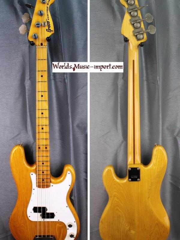 V E N D U E... GRECO Precision Bass PB-70 1977 - Ash Nat - japan import *OCCASION*