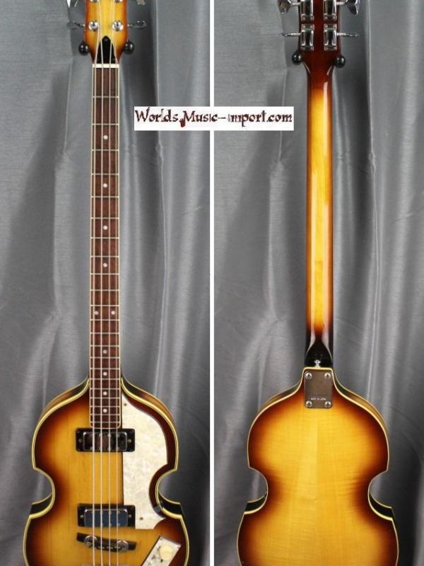 V E N D U E... GRECO Violin Bass VB- Short Scale 1976 - Sunburst - japan import *OCCASION*