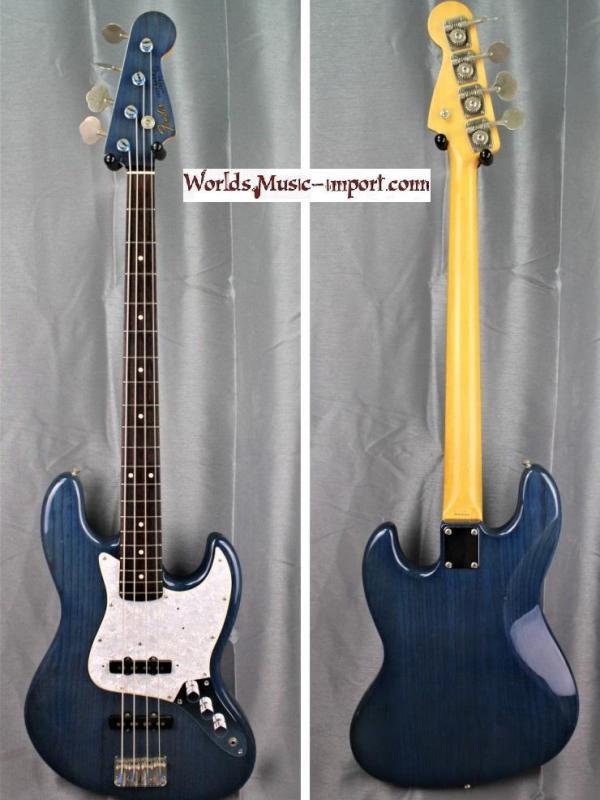 VENDUE... FENDER Jazz Bass 62' Limited Trans Blu TRB MH 1998 'Limited' Japon Import  *OCCASION*