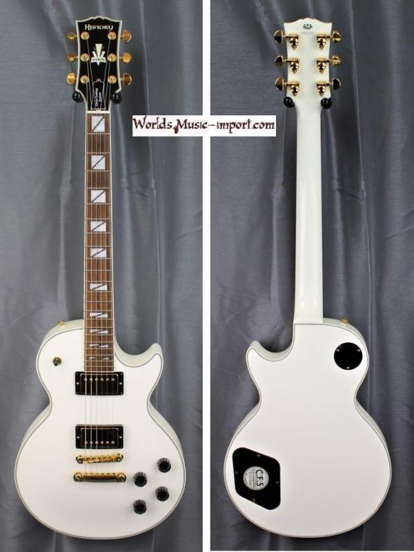 HISTORY Les Paul Custom Dignity ZLC-90 2006 - Snow White - japan import *OCCASION*