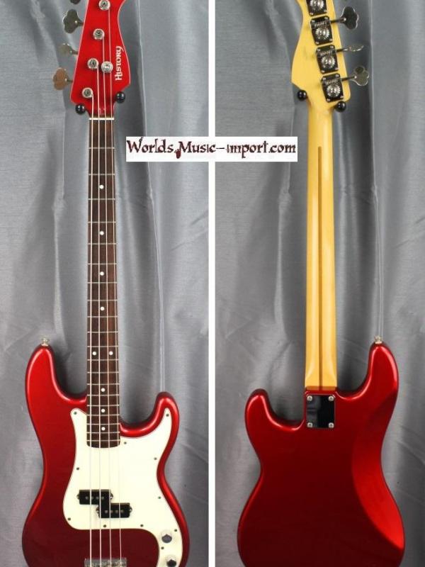 HISTORY Precision Bass PB-62' MH 2006 - CAR Candy Apple Red - Fujigen Japan import *OCCASION*