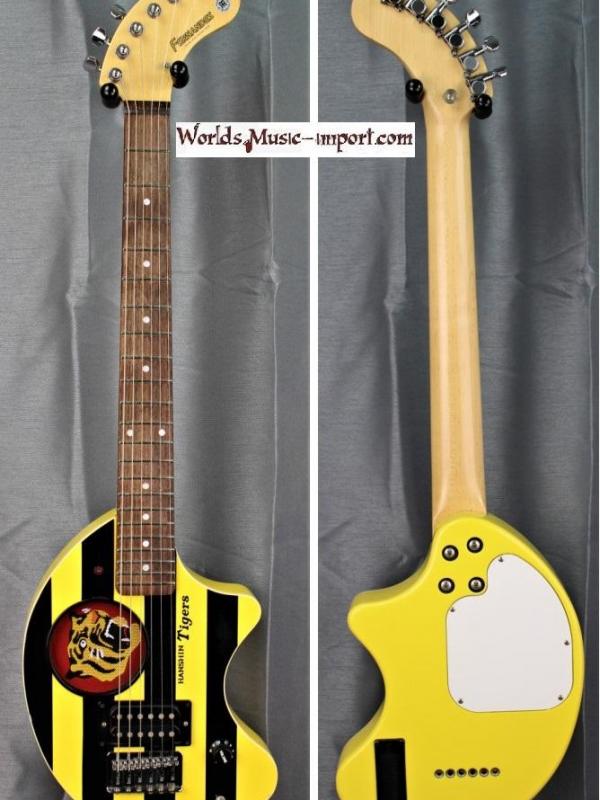 FERNANDES ZO-3 Mini-guitare 'Eléphant' Tiger Yellow import RARE japon import  *OCCASION*