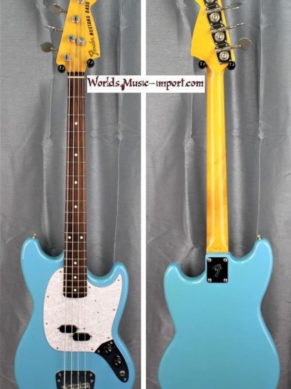 VENDUE... FENDER Mustang Bass MB-98' SC Sonic Blu 2005 japon *OCCASION*