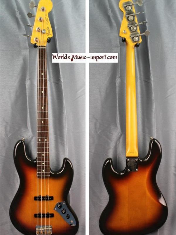V E N D U E... FENDER Jazz Bass JB'62-DAL 'Order Made' Nitro 1994 - 3TS - japan import