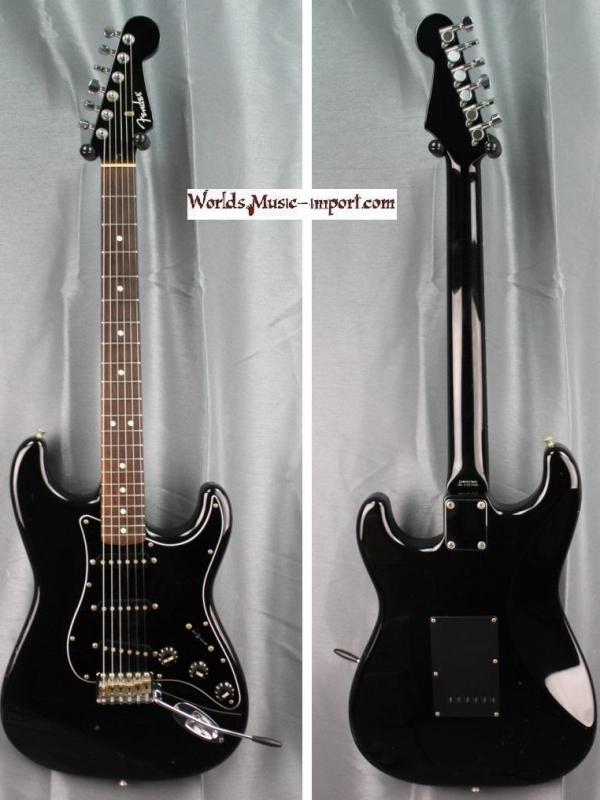V E N D U E... FENDER Stratocaster ST'62-AB 2006 - All Black - Limited - Japan import *OCCASION*