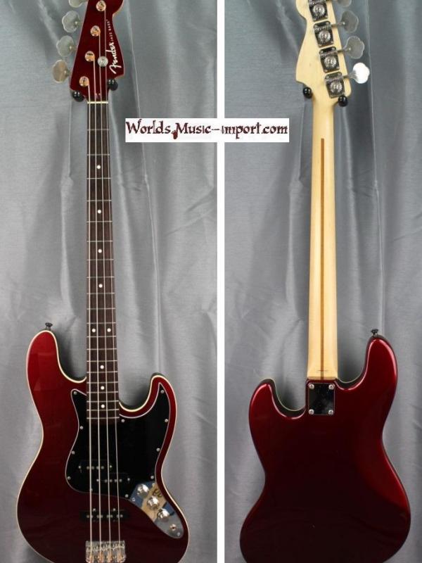 V E N D U E... FENDER Jazz Bass Aerodyne AJB-Deluxe 2007 - OCR Old Candy Apple Red - japan import *OCCASION*