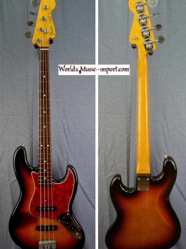 FENDER Jazz Bass JBD-62' 1994 - 3TS sunburst - Nitro - japan import *OCCASION*