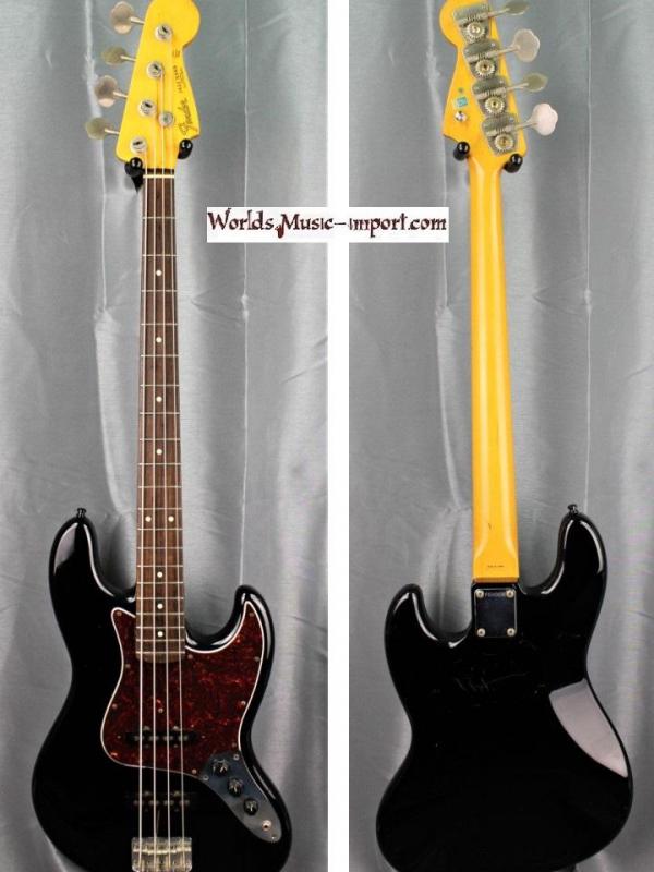 VENDUE... FENDER Jazz Bass JB'62 Black 1990 japon import *OCCASION*