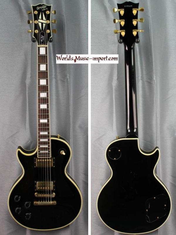 V E N D U E... Orville by Gibson Les Paul Custom LPC-LH 1991 - Black - RARE japan import *OCCASION*