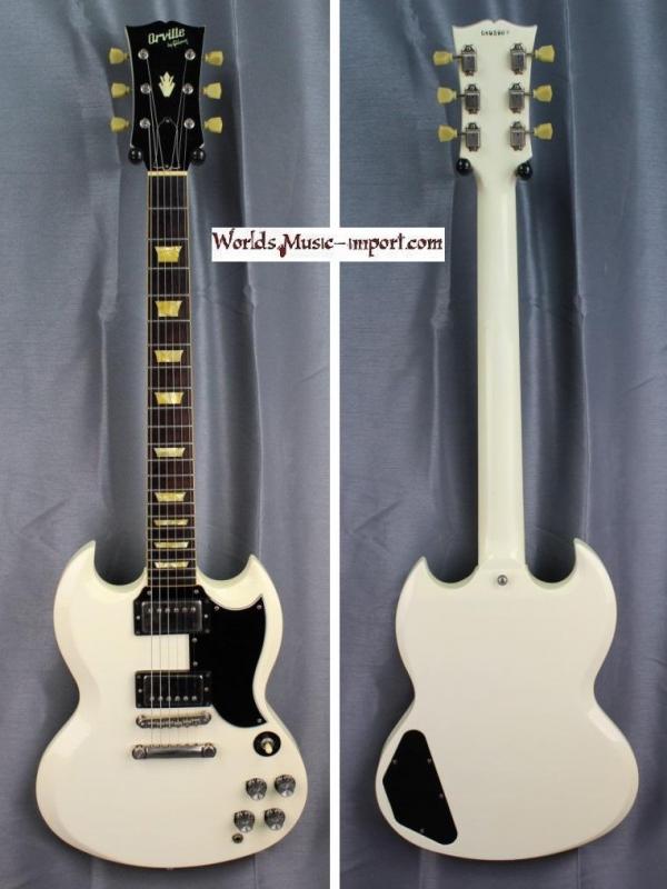 V E N D U E... Orville by GIBSON SG-65 White SG'62 RI 1989 japan import *OCCASION*