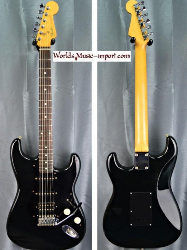 VENDUE... FENDER Stratocaster Standard HSS 1987 ST-456 black japon import *OCCCASION*