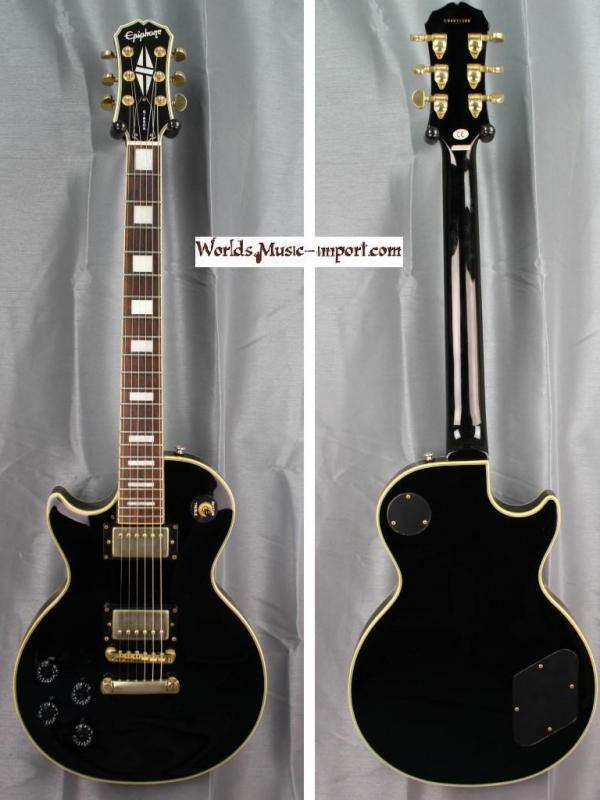 V E N D U E... EPIPHONE by Gibson Les Paul Custom LH Black 