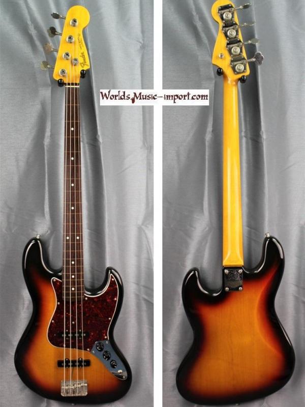 V E N D U E... FENDER Jazz Bass JB'62-US FL 2004 - 3TS - fretless Japan import *OCCASION*