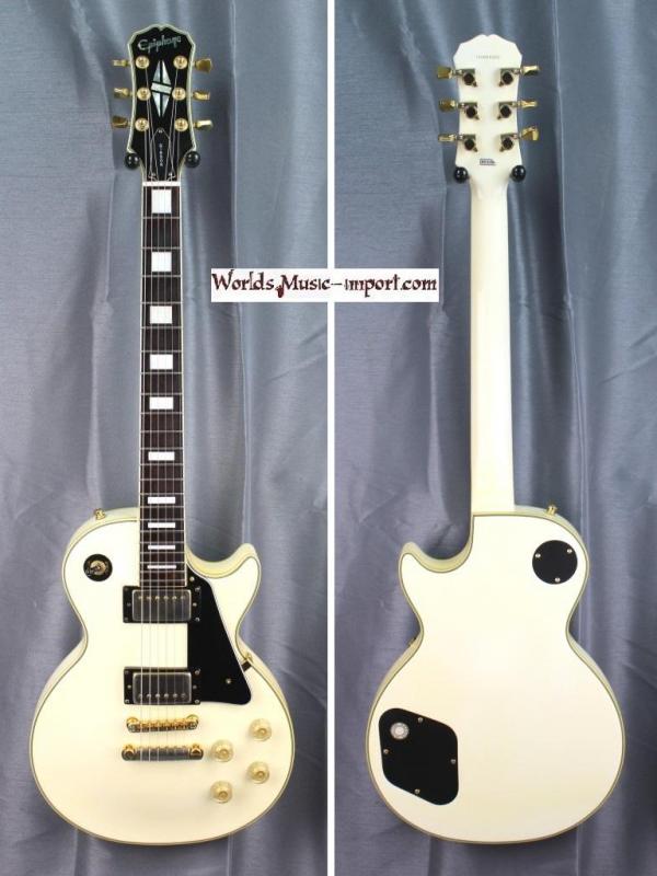 V E N D U E... Epiphone by GIBSON Les Paul Custom  White 1999 import *OCCASION*