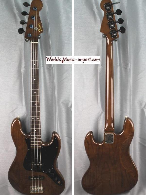 FENDER Jazz Bass JB-70' 2005 - Walnut ASH - 'Limited' japan import *OCCASION*
