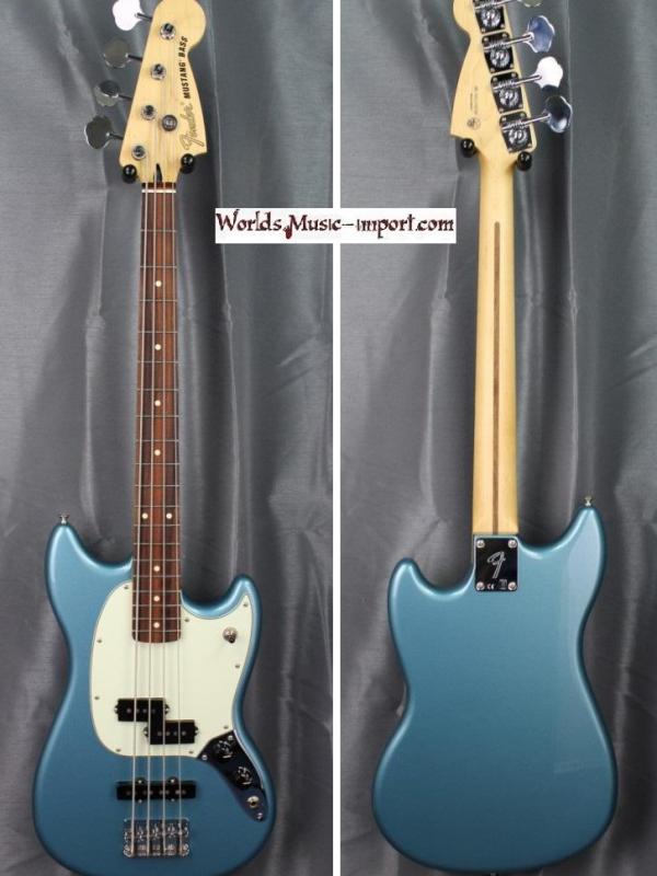 V E N D U E... FENDER Mustang bass Player PJ MN 2021 - Old Lake Placid Blue LTD - 75th ann. *OCCASION*