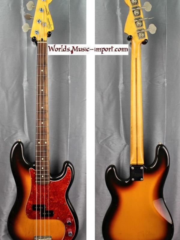 VENDUE... Squier by FENDER Precision Bass PB'62 3TS 1993 japon import *OCCASION*
