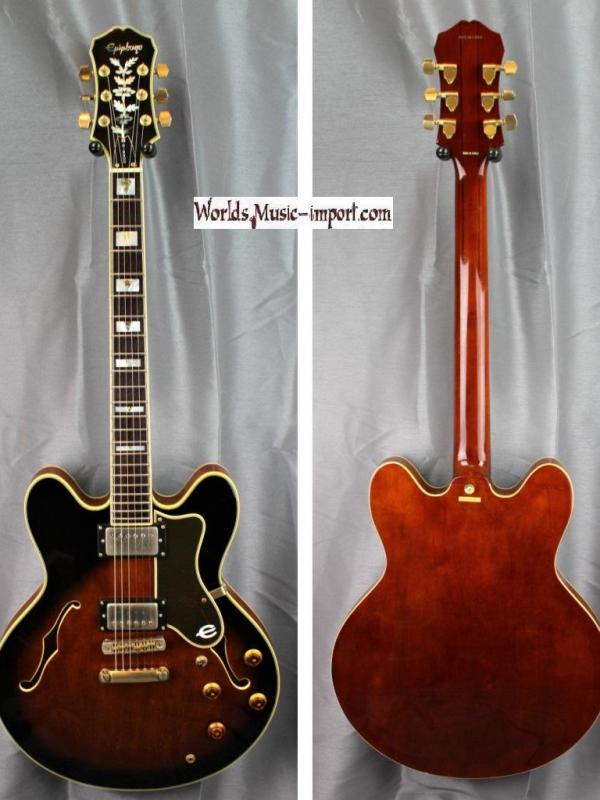 V E N D U E... Epiphone by GIBSON Sheraton II 1993 - VSB - import *OCCASION*