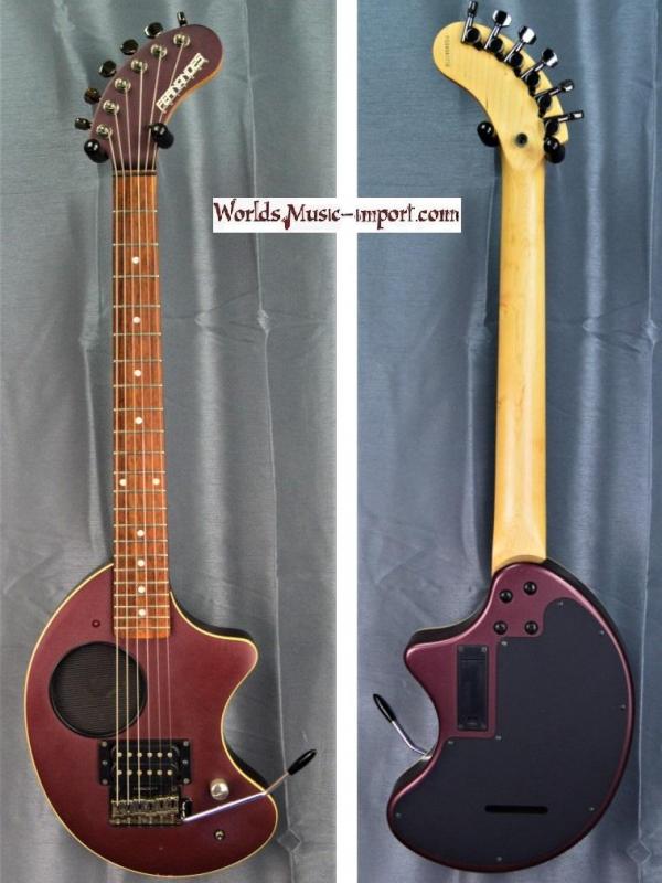 VENDUE... FERNANDES Mini-guitare ZO-3 Eléphant Vibrato Violet 2004 import japan *OCCASION*