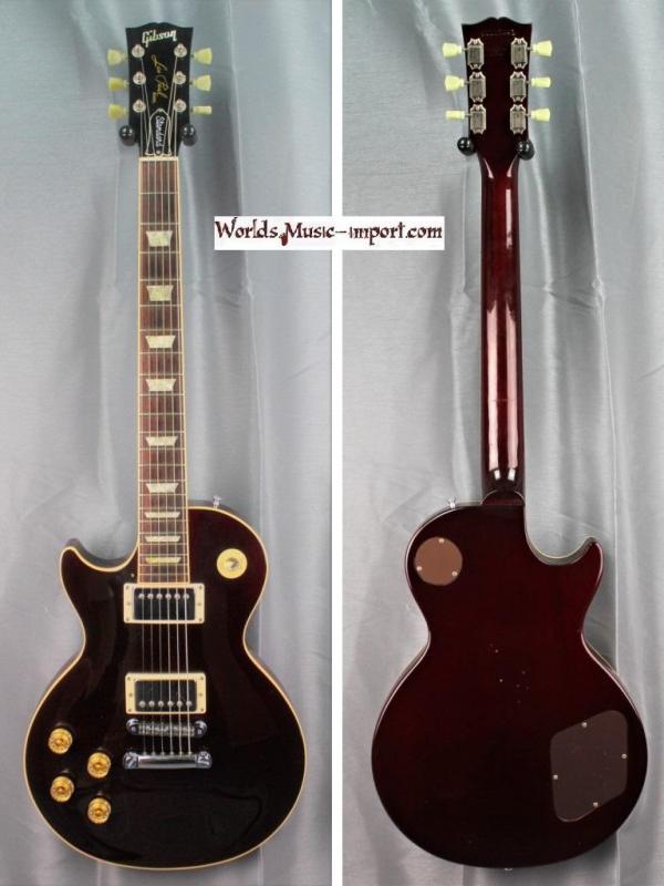 V E N D U E... GIBSON Les Paul Standard LH Wine Red 1993 'Gaucher' USA import *OCCASION*