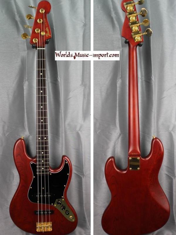 V E N D U E... FENDER Jazz Bass JBG-70' Special MH RedWalnut 1994 japan import *OCCASION*