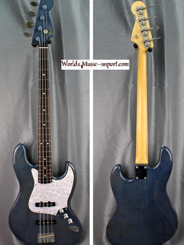 FENDER Jazz Bass JB'62 ASH MH 1998 - TBL TransBlu - japan import *OCCASION*