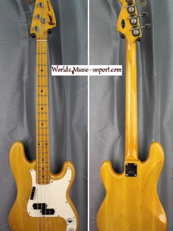V E N D U E... GRECO Precision bass PB500 Mercury Bass PB'70 1978 - Ash Nat - japan import *OCCASION*