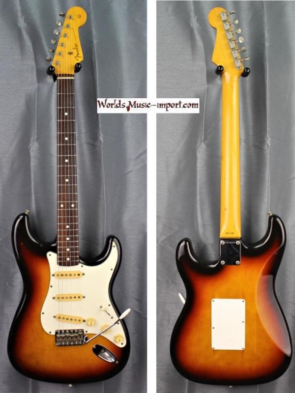 VENDUE... FENDER Stratocaster ST'62 3TS 'Nitro' Domestic 1990 japon import *OCCASION*