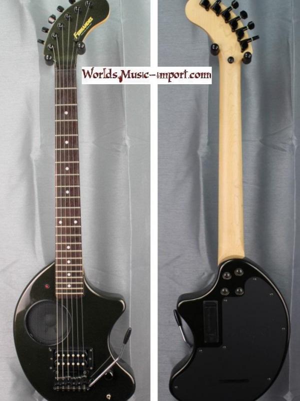 VENDUE... FERNANDES ZO-3 Vibrato' Mini-guitare Elephant Gun Metal import Japan *OCCASION*
