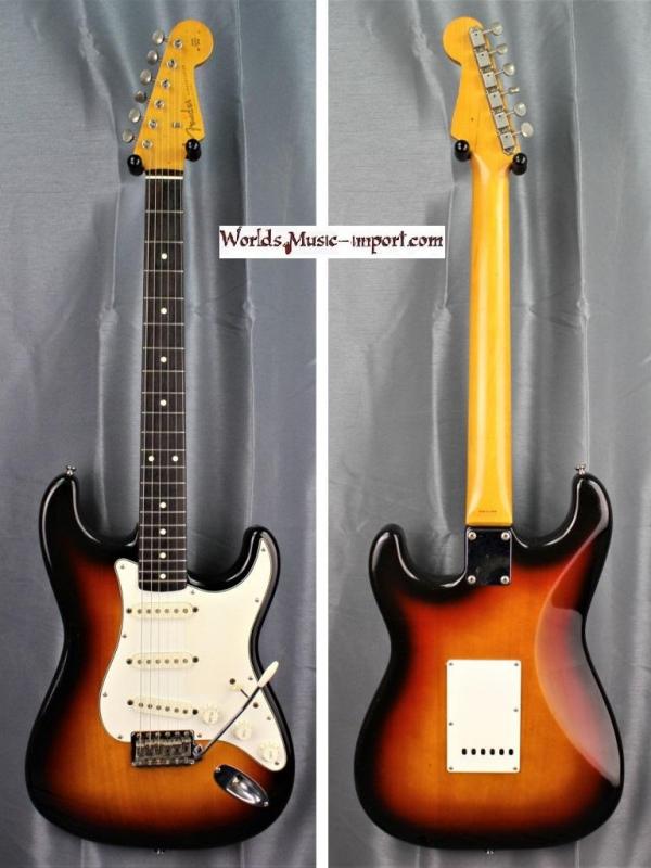 VENDUE... FENDER Stratocaster ST'62 3TS 'Nitro' 1993 japon import *OCCASION*