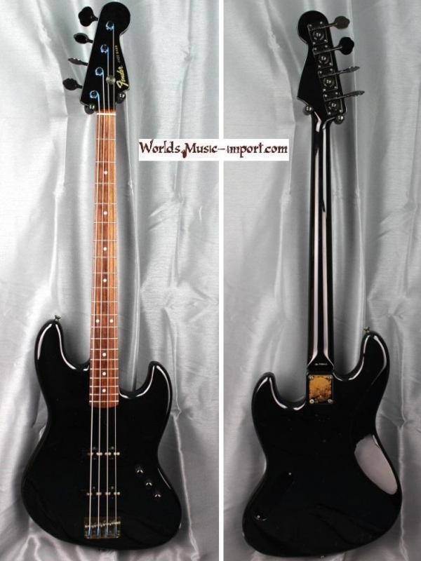 V E N D U E... FENDER Jazz Bass JB'62-AB All Black 1993 'rare' Japon import *OCCASION*