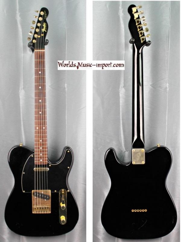 VENDUE... Fender Telecaster TLG-80 1985 Black gold 'Post JV' rare Japan import *OCCASION*