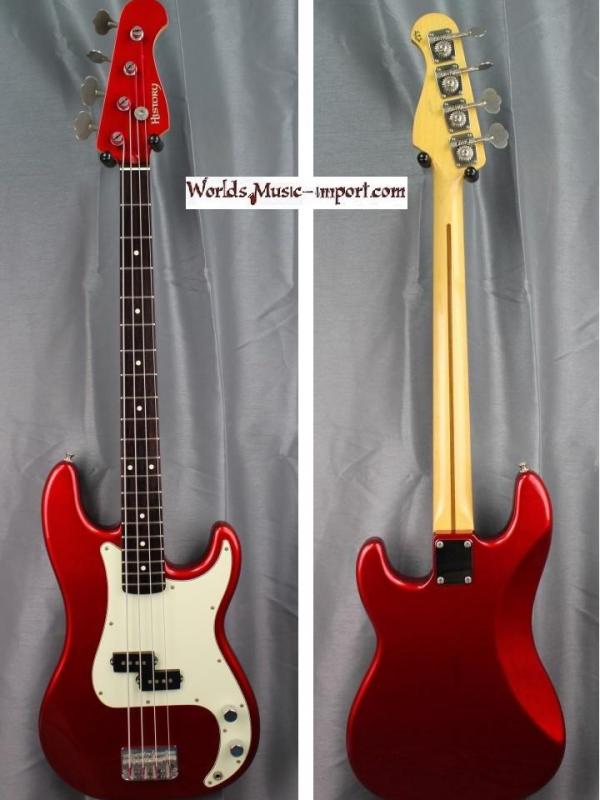 V E N D U E... HISTORY Precision bass SZ-2M ' Medium Scale ' 2006 - CAR Candy Apple Red Japan import *OCCASION*