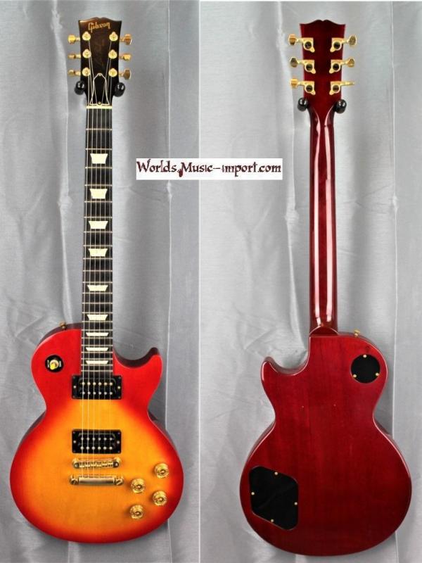 VENDUE... GIBSON Les Paul Studio 1995 Cherry Burst 'rare touche Ebène' USA import *OCCASION*