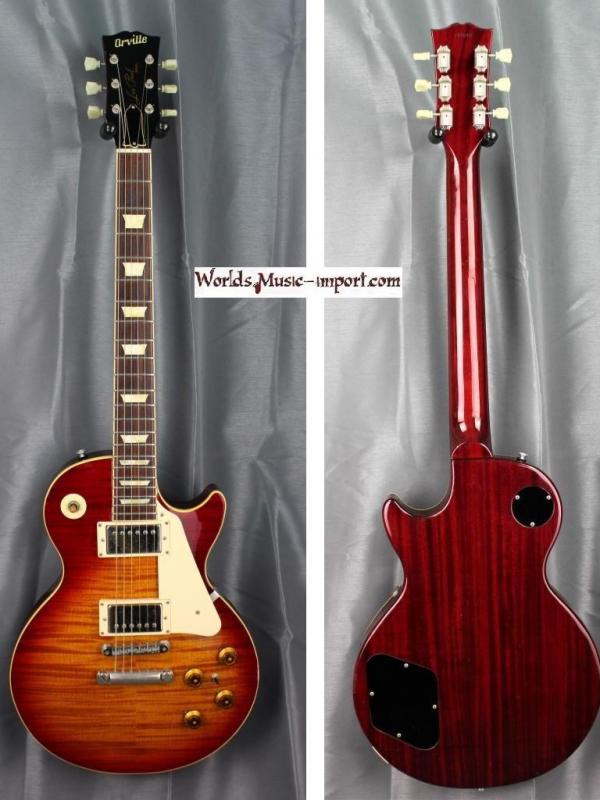 V E N D U E... ORVILLE Les Paul Standard LPS-80 Cherry Burst Stripes 1997 japon import *OCCASION*