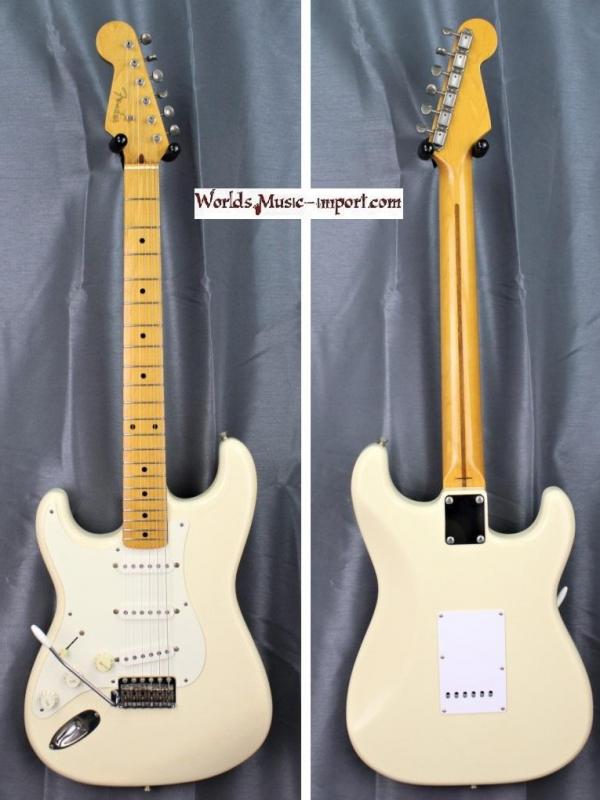 V E N D U E...FENDER Stratocaster ST'57-LH 1998 White 'gaucher' rare japon import *OCCASION*