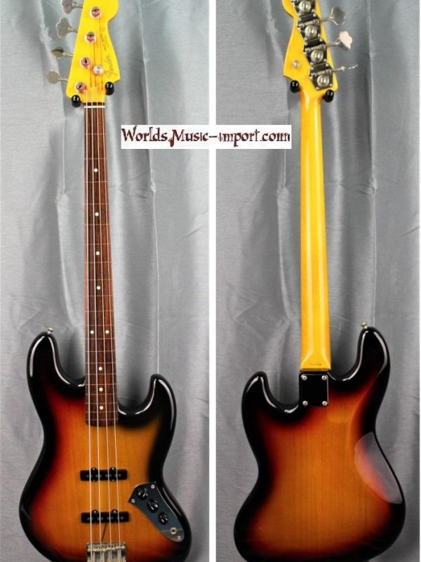 VENDUE... FENDER Jazz Bass JB'62-US FL 2000 3TS Fretless  'rare' japan import *OCCASION*
