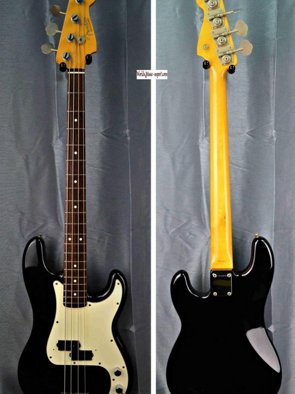 VENDUE... FENDER Precision Bass PBD' 62 Black 1989 Japon import *OCCASION*