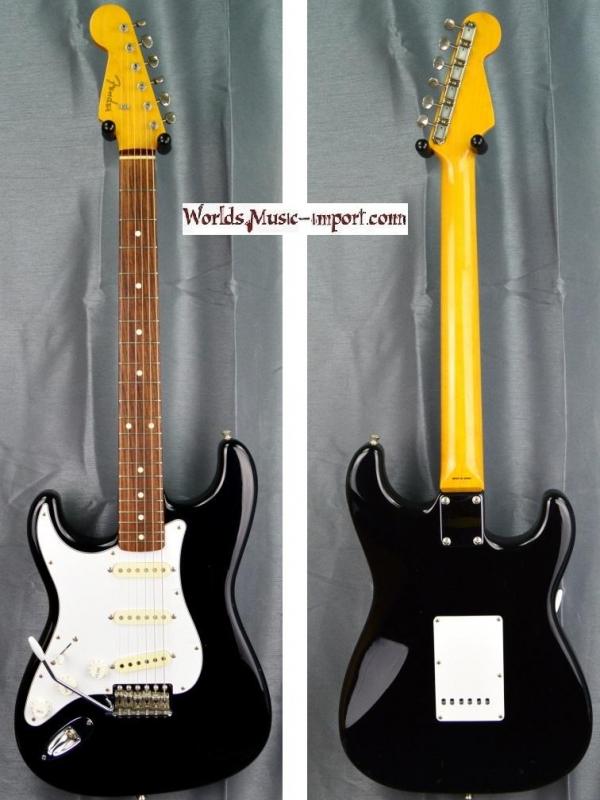 V E N D U E... FENDER Stratocaster ST'62 LH 2010 black 'gaucher' japan import *OCCASION*